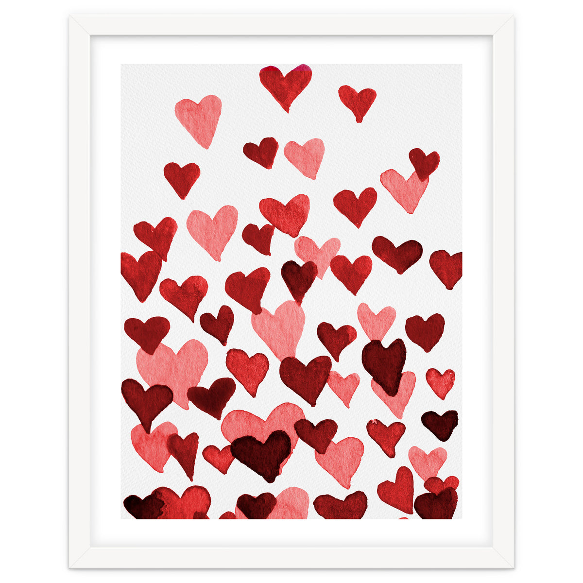 Watercolor Heart Burst