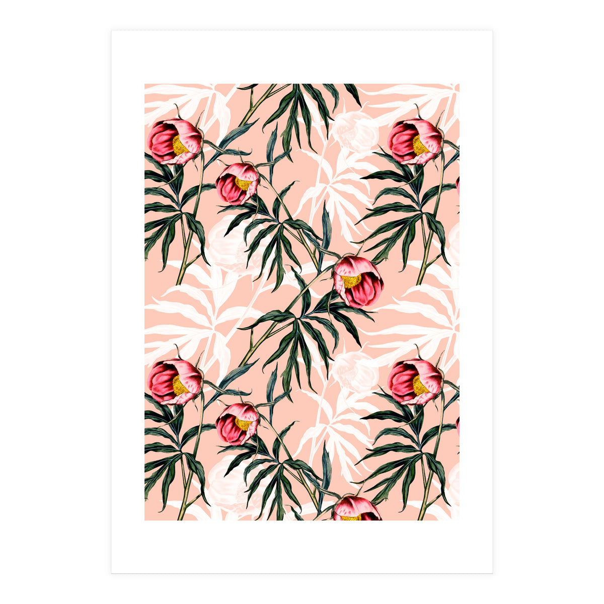Flowery blooming pink (Print Only)