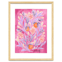 Wild Orange Floral | Pink & Purple