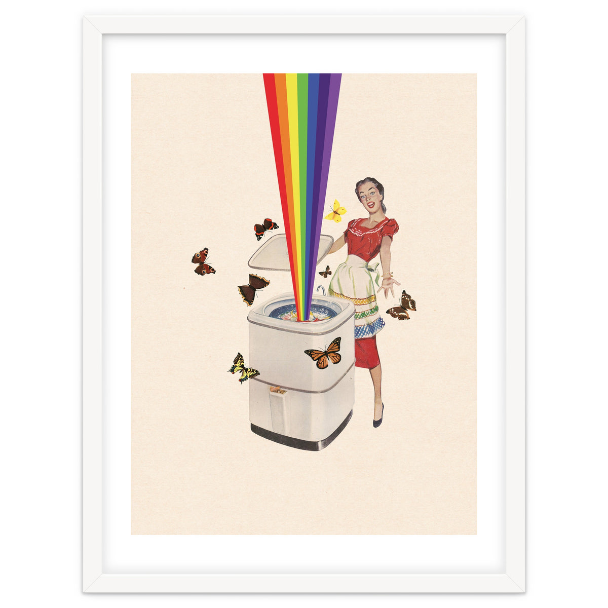 Rainbow Washing Machine