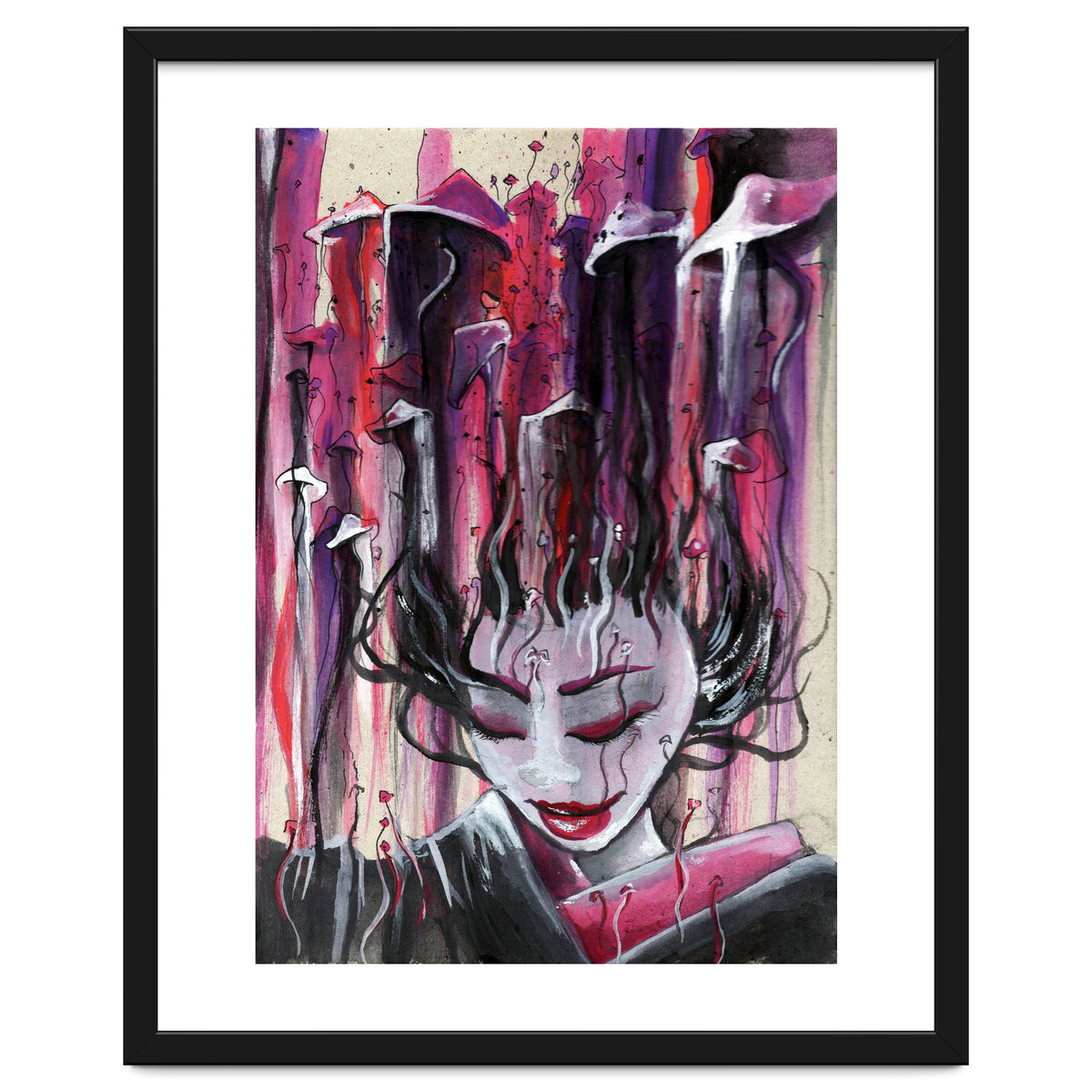 Geisha in Mushrooms: The Surrealistic Concubine