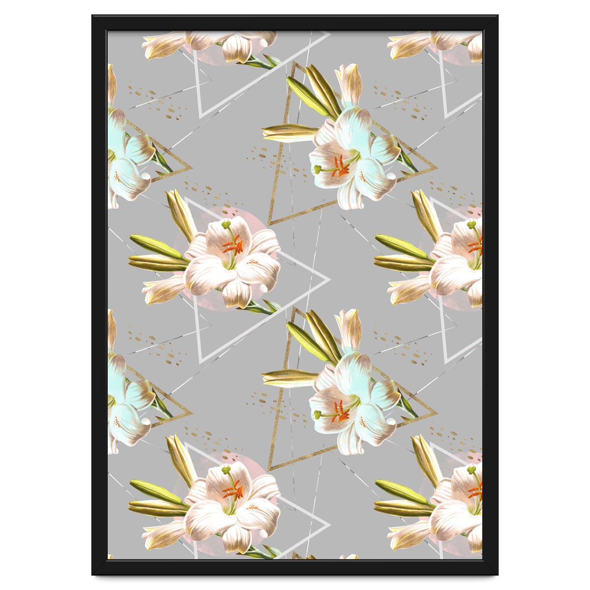 Botanical blooming with geometric 02