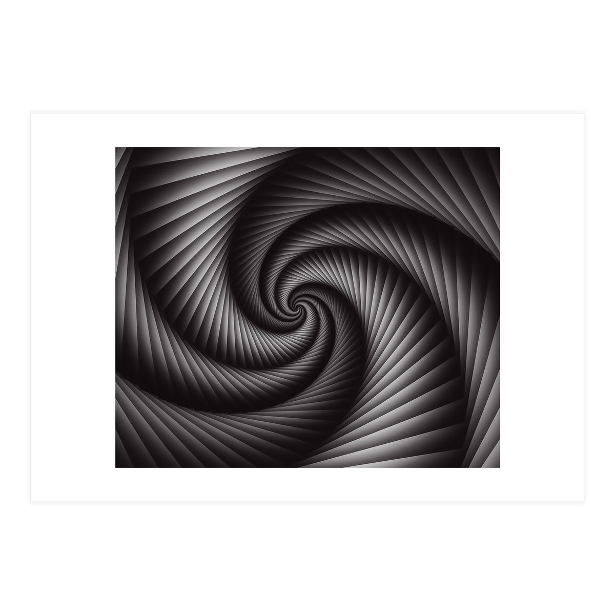3d Abstract Spiral  (Print Only)