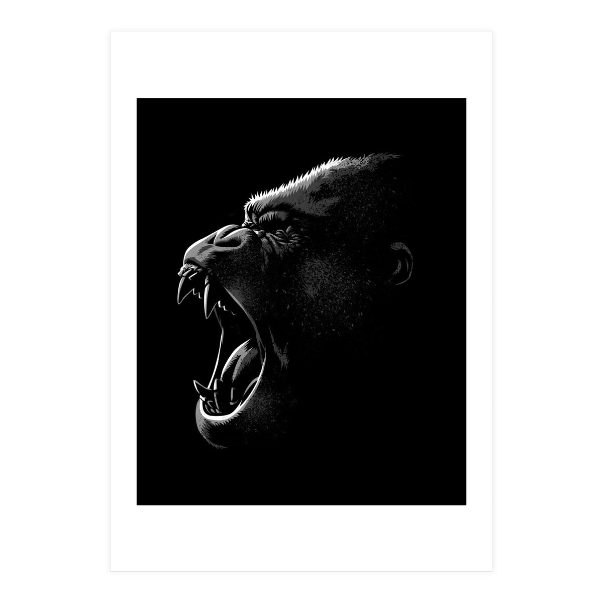 Gorilla Attack (Print Only)
