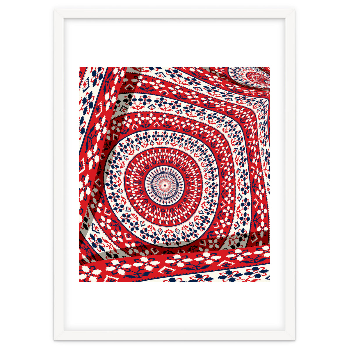 Romanian embroidery background 6