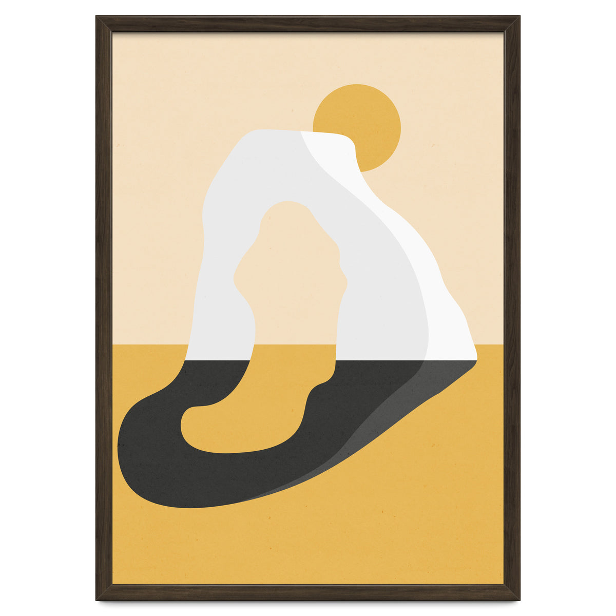 Abstract Arch - Golden Desert