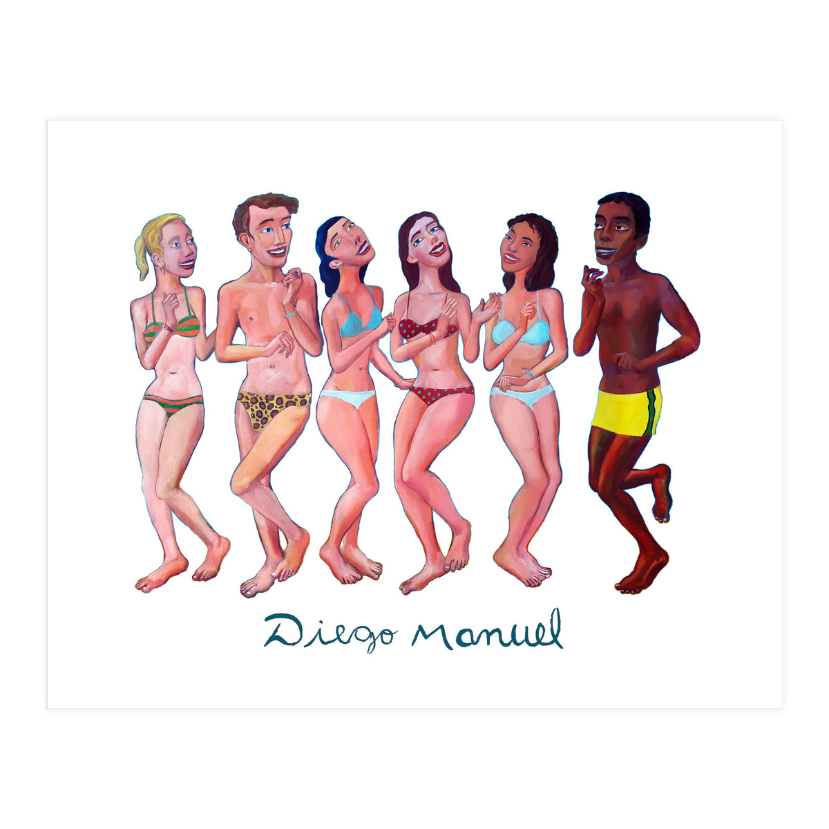 Fiesta En La Playa 3b (Print Only)