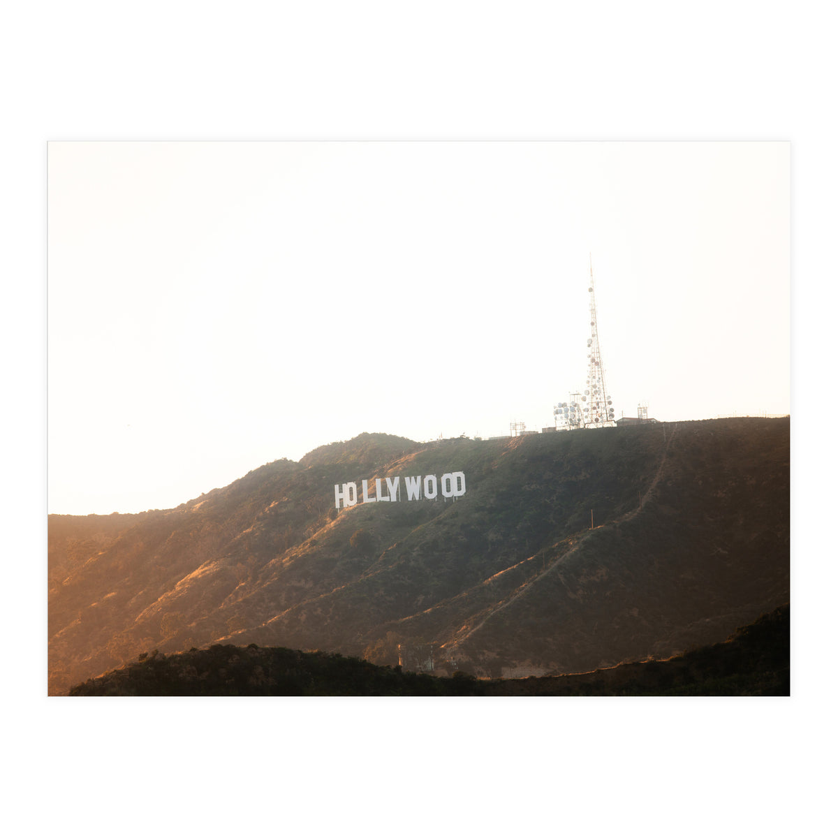Hollywood Gold x Hollywood Sign California (Print Only)