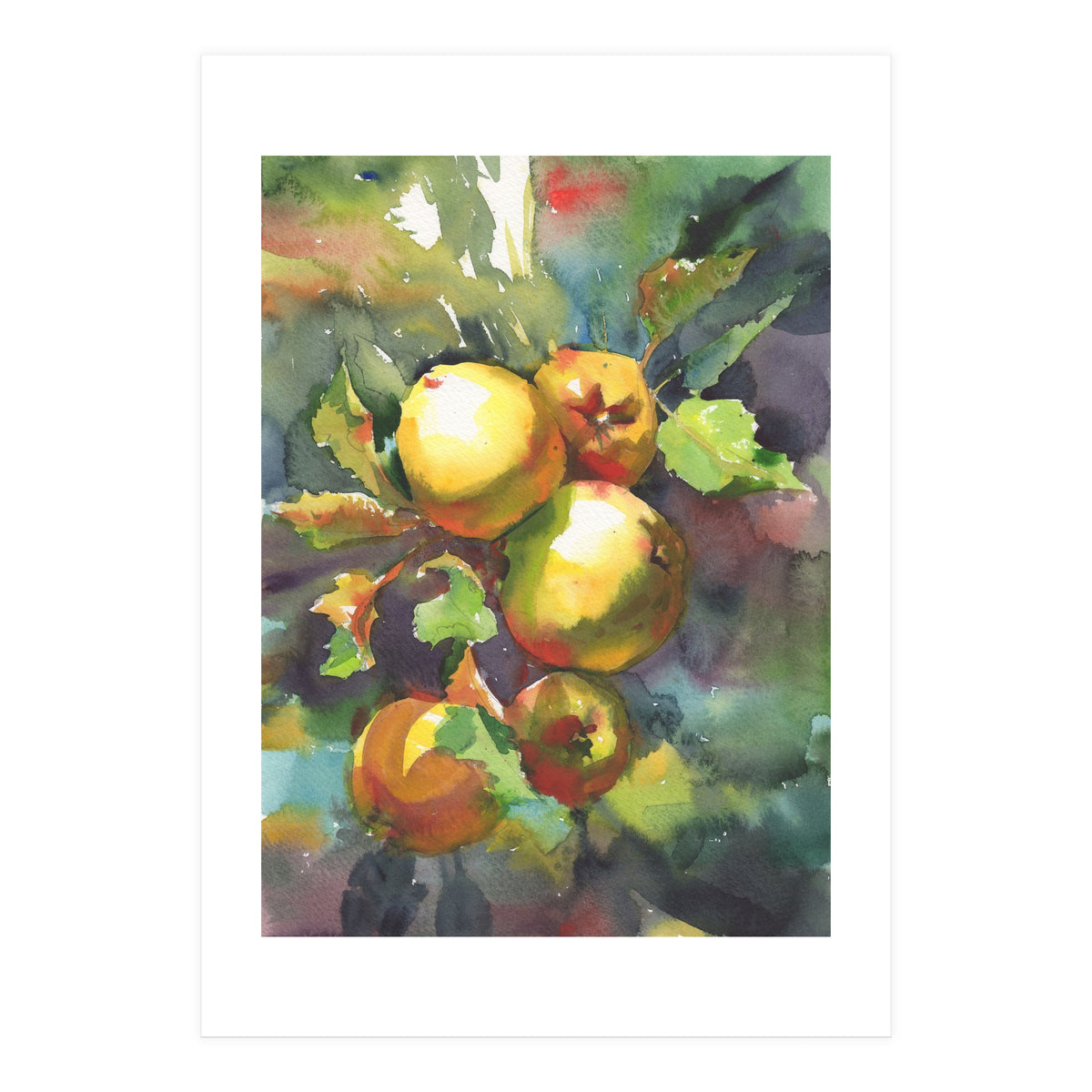 Apples on a branch (Print Only)