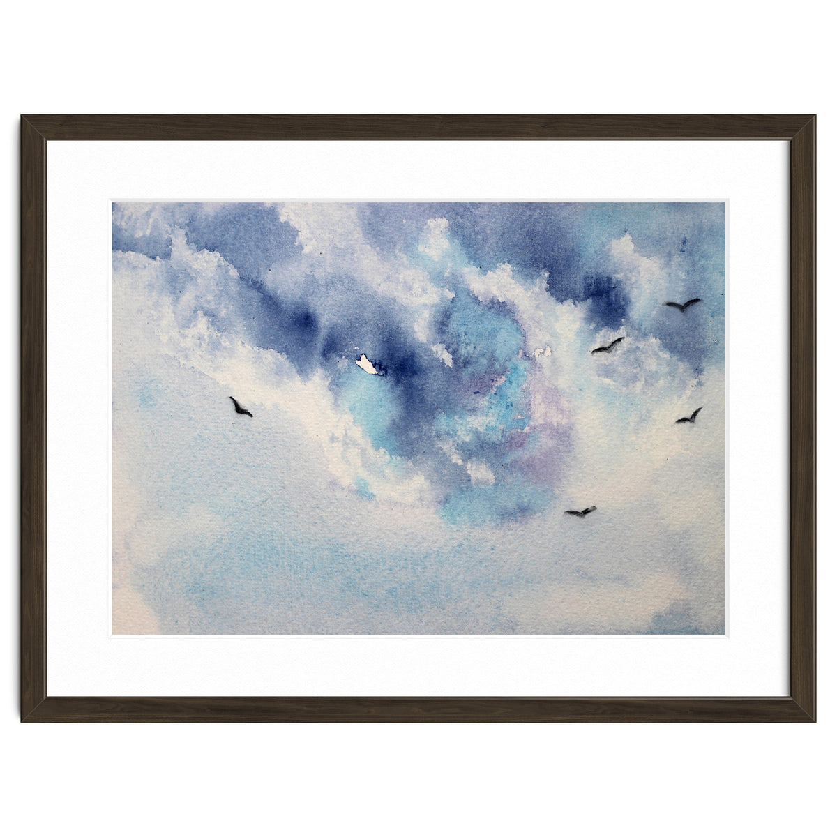 Dramatic sky || watercolor