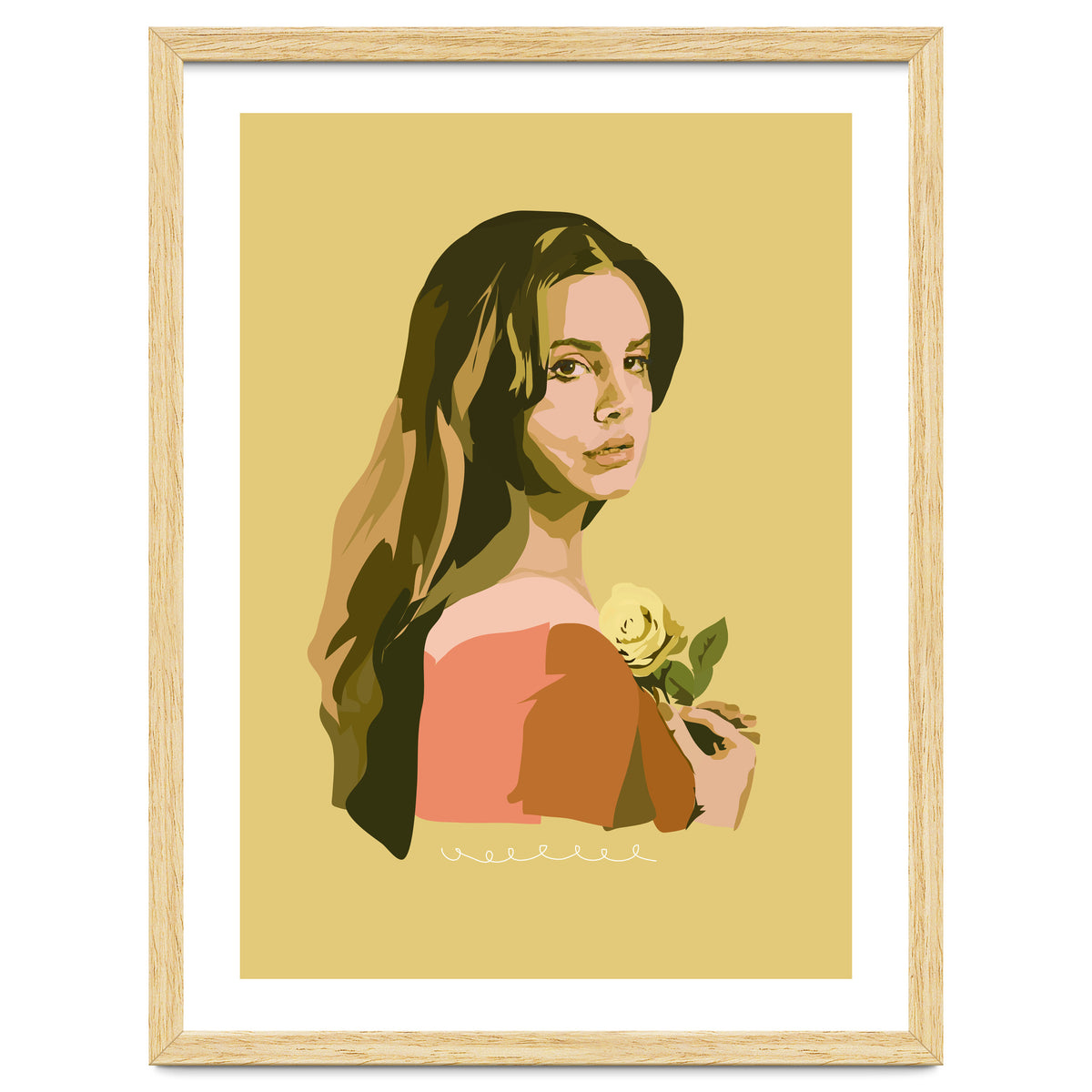 Lana Del Rey With Rose