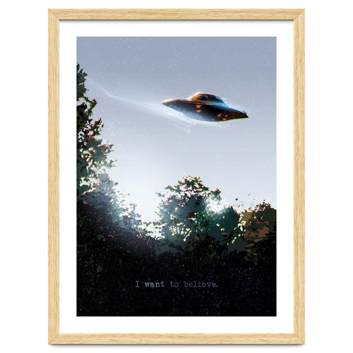 I Want To Believe Displate