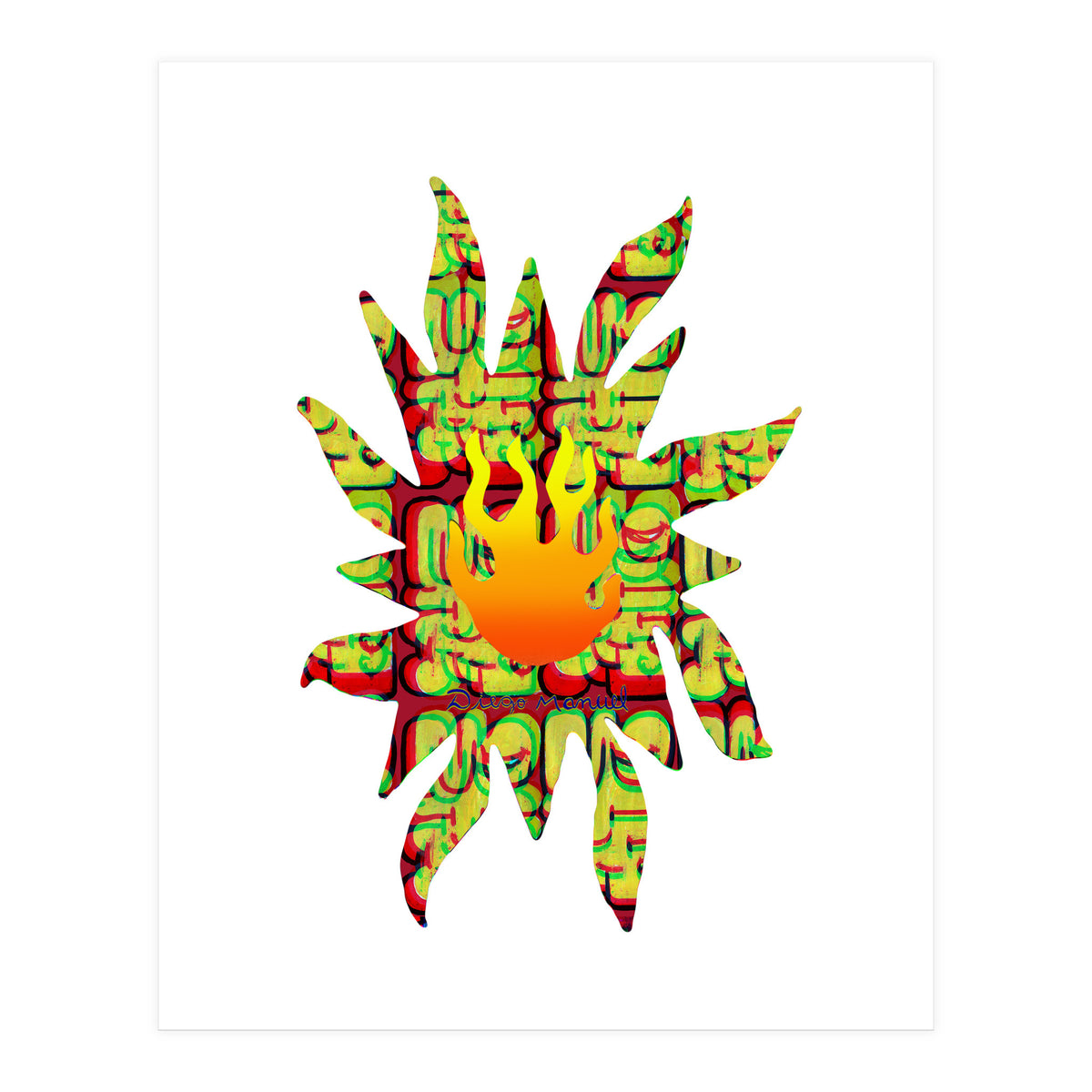 Fuego 20 Copia (Print Only)