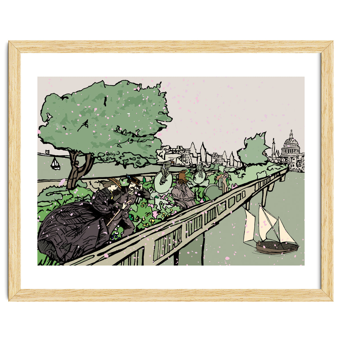 A Windy Day On The Garden Bridge