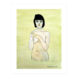 Untitled #75 Nude on a yellow-green ground (Print Only) thumbnail