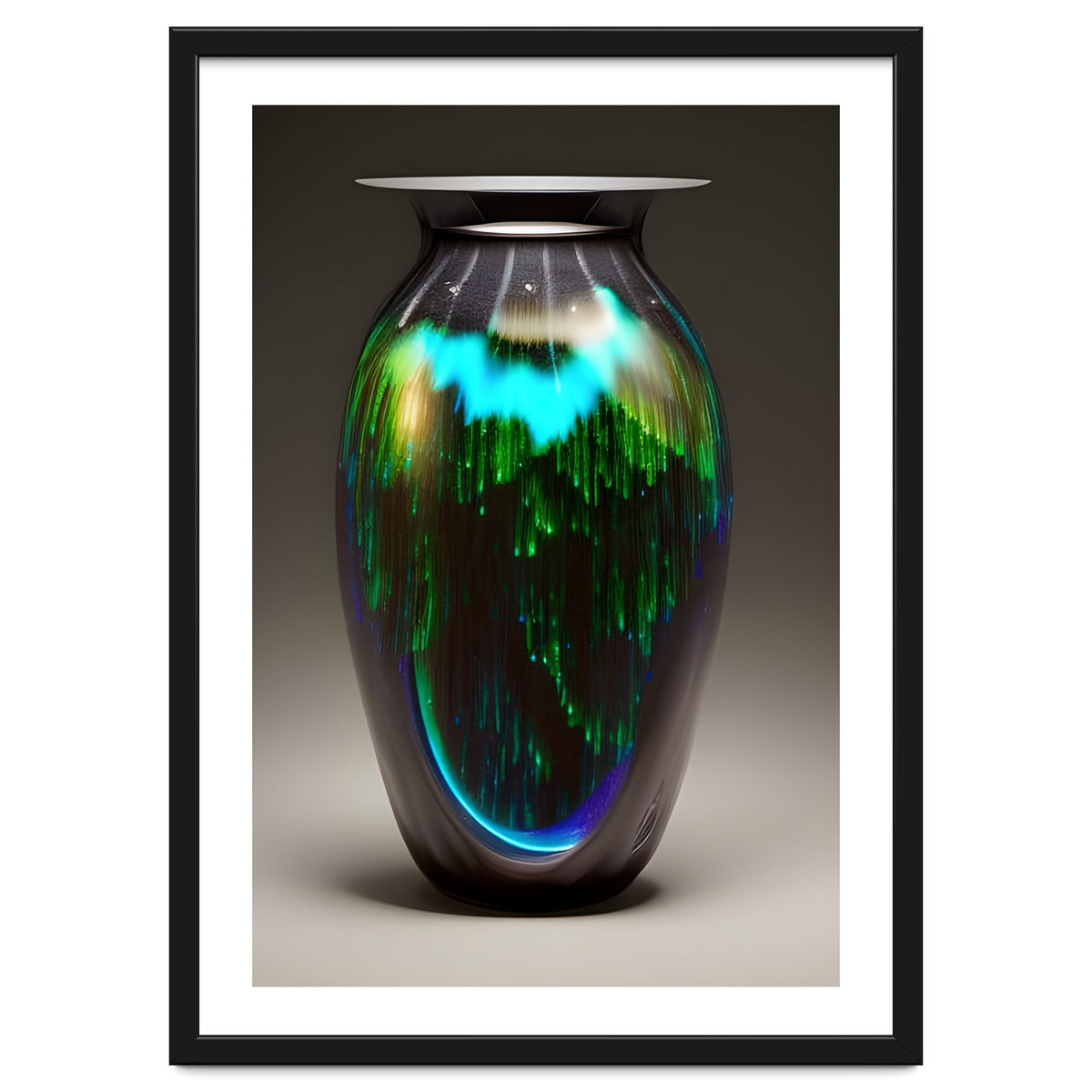 Antique Cosmic Vase Digital AI Art