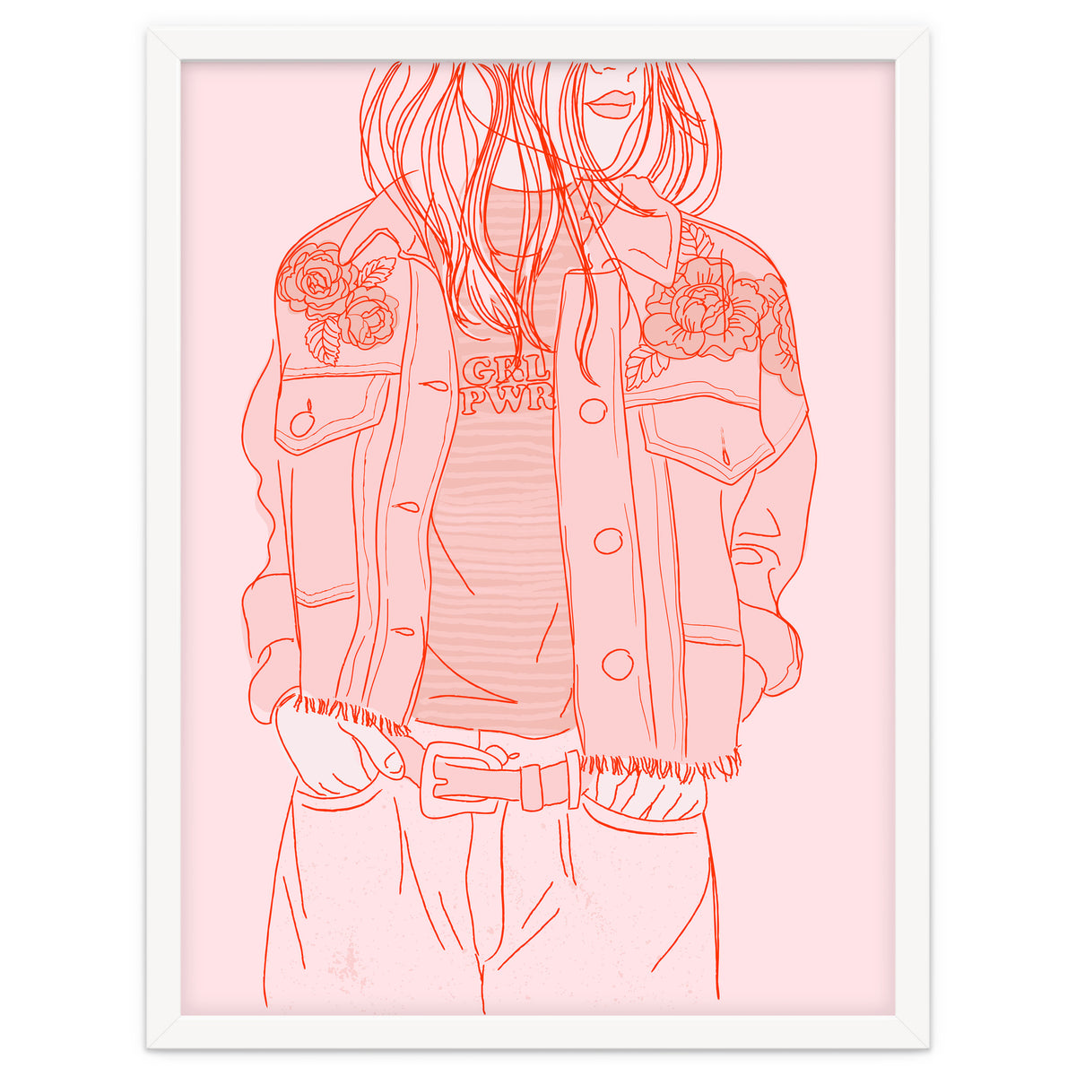 Pink Jeans Jacket