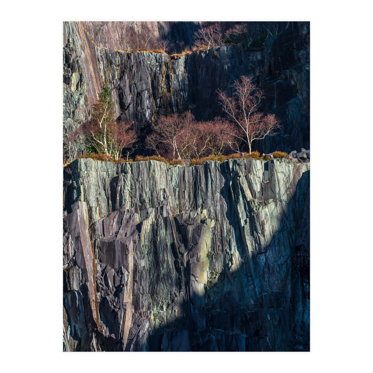 Dinorwic slate quarries in Llanberis, Wales, 1. (Print Only)