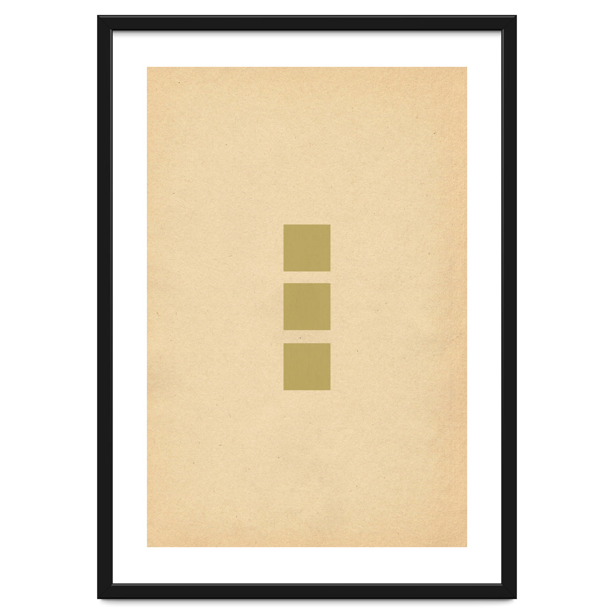 Minimalist green squares