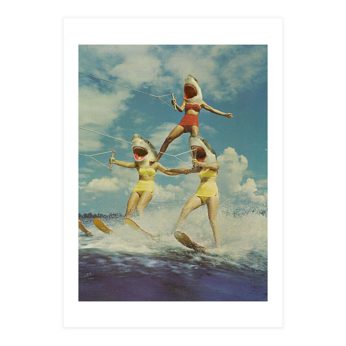 On Evil Beach - Sharks (Print Only)