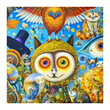 Chaotic and Colorful Fantasy Creatures Art Print (Print Only) thumbnail