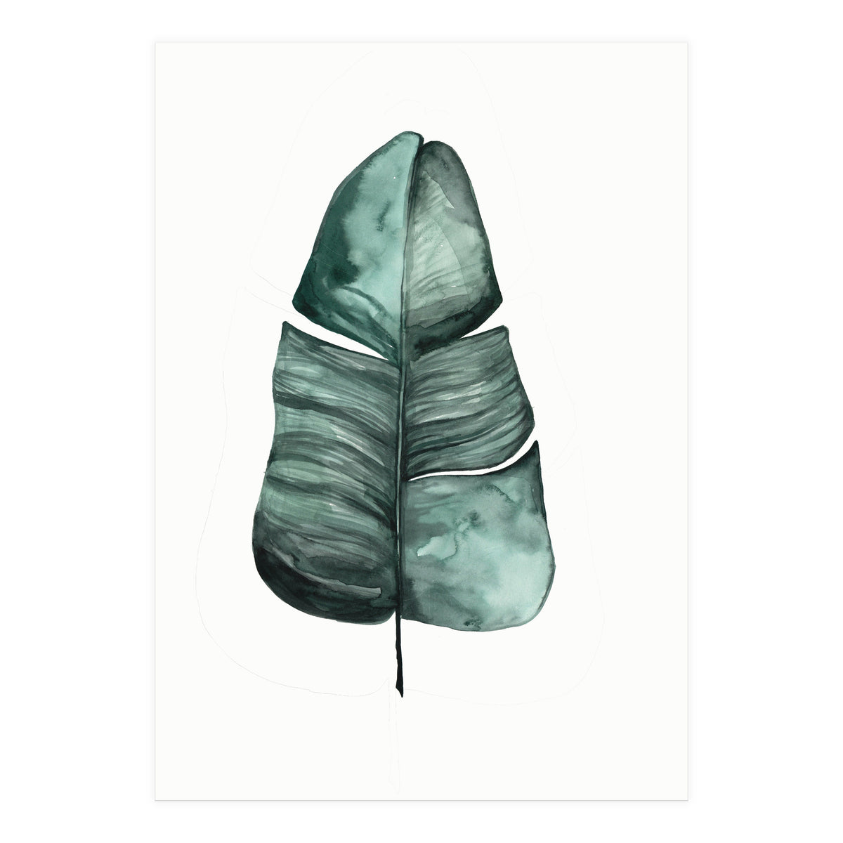 Botanical Illustration Banana Leaf (Print Only)