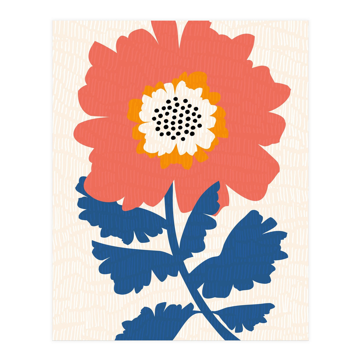 Happy Modern Floral (Print Only)