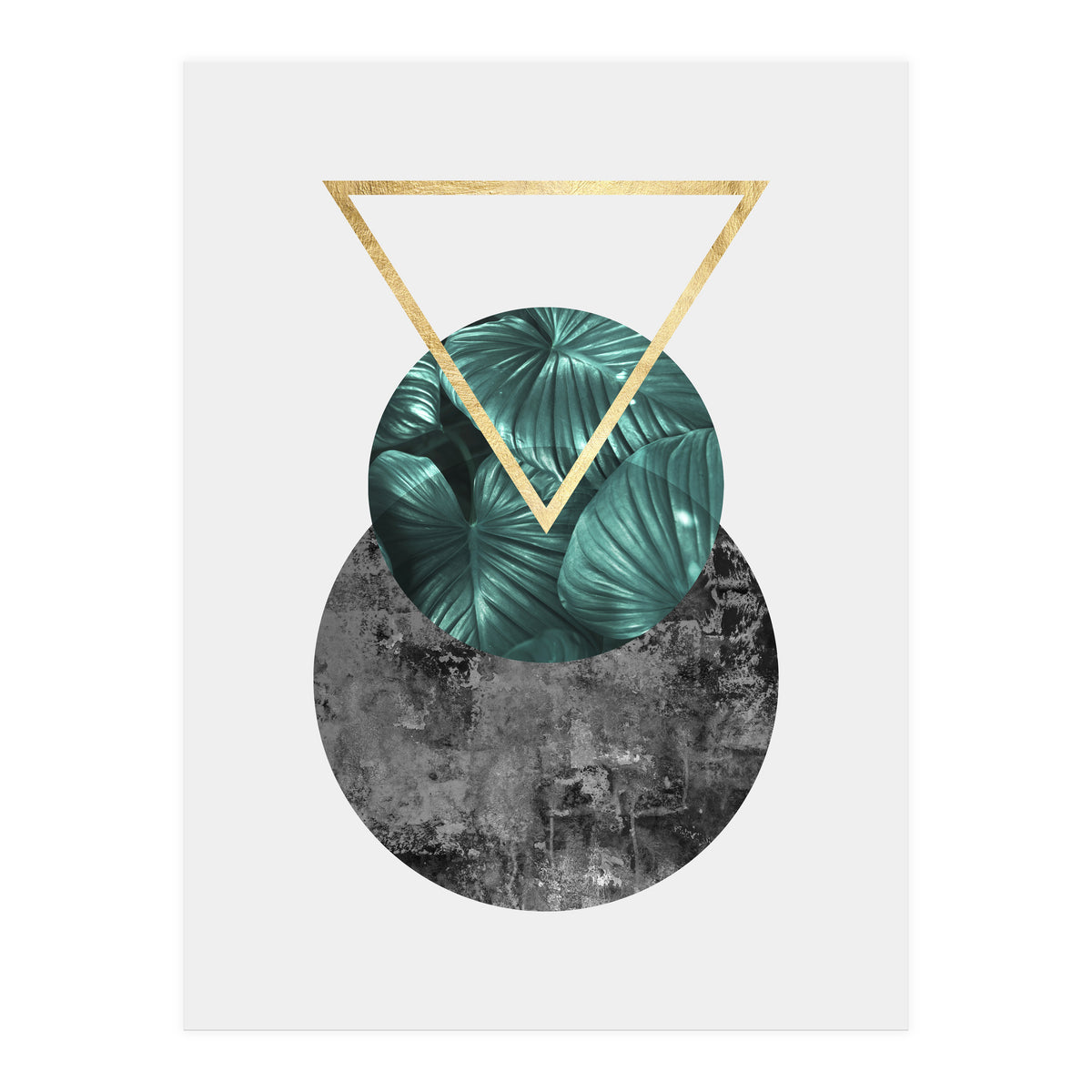 Botanical and geometric I (Print Only)