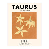 Taurus Birth Flower Lily (Print Only) thumbnail