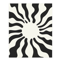 Wavy Retro Sun (Print Only)