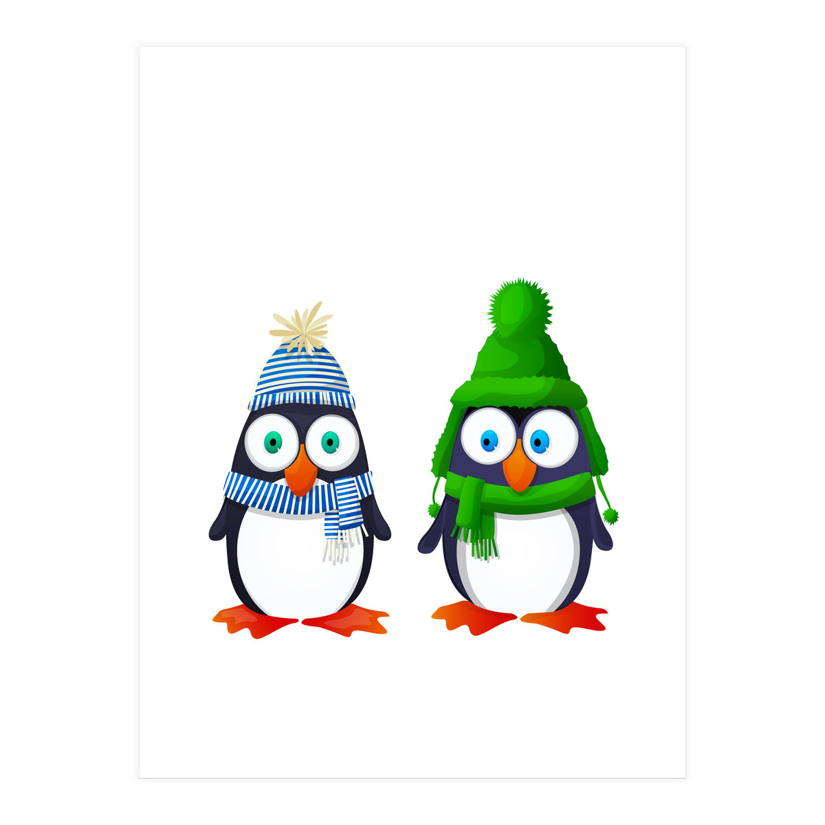 Winter Penguins (Print Only)