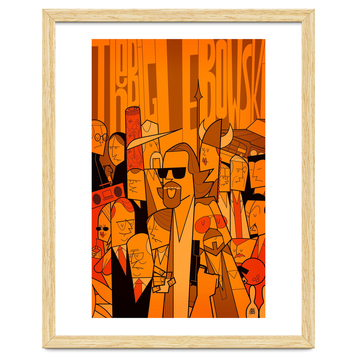 The Big Lebowski Alternative Movie Poster