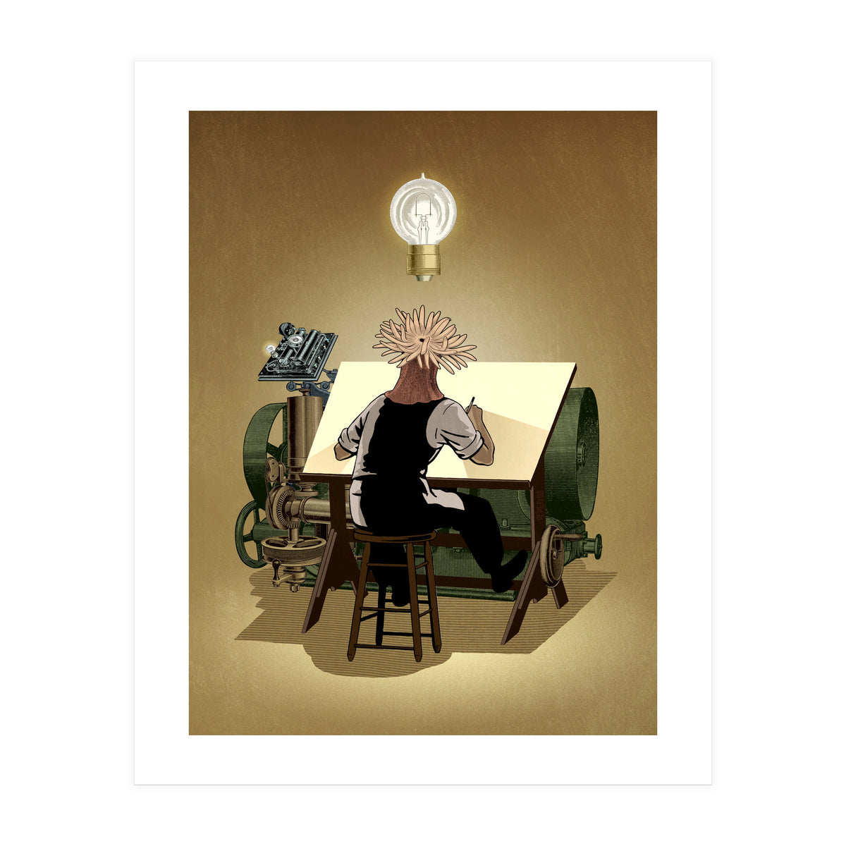 The aspirant to draftsman (Print Only)