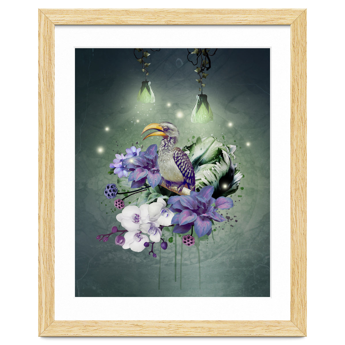 Floral Magic Hornbill