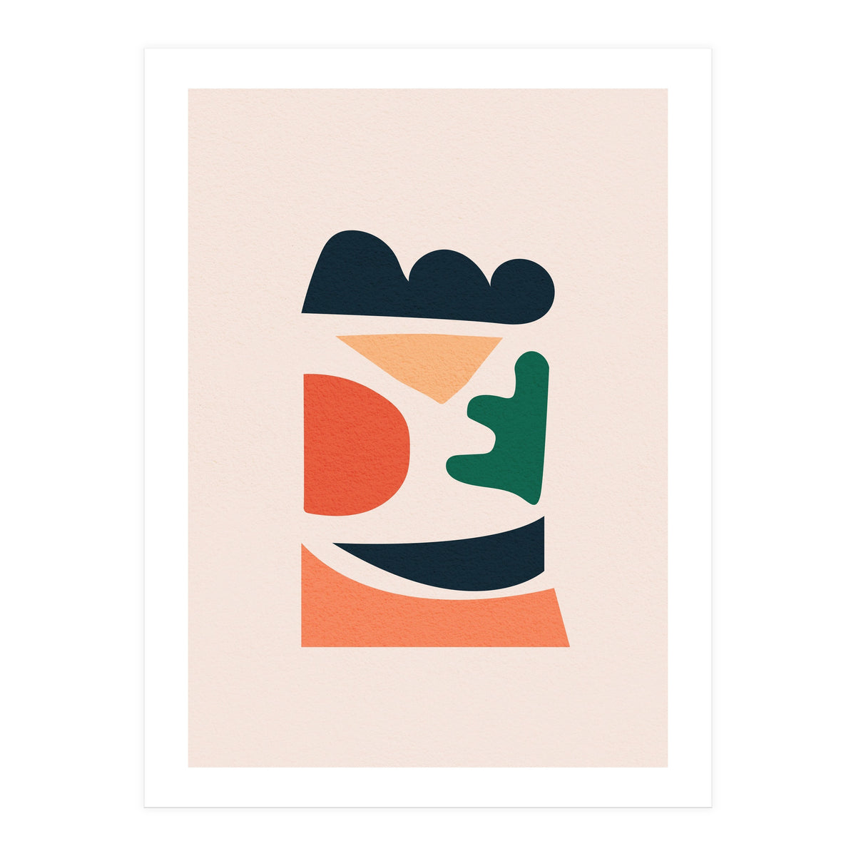 Colorful Nordic Abstract Shapes (Print Only)