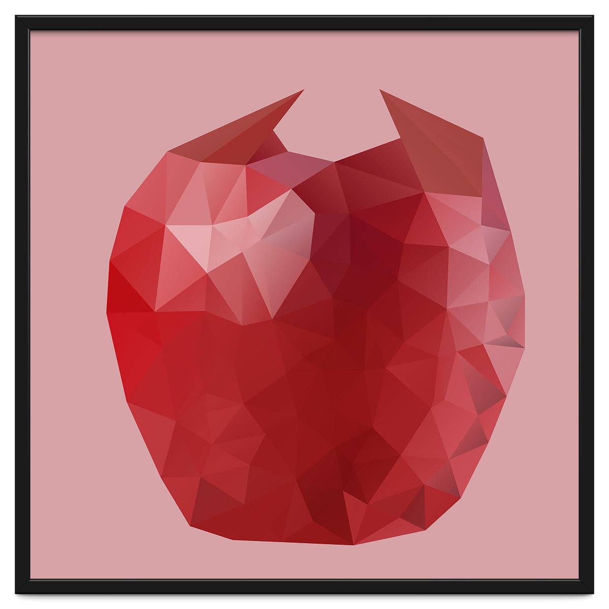 Apple Low Poly Art