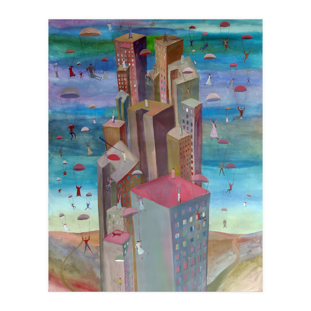 Los Paracaidistas (Print Only)