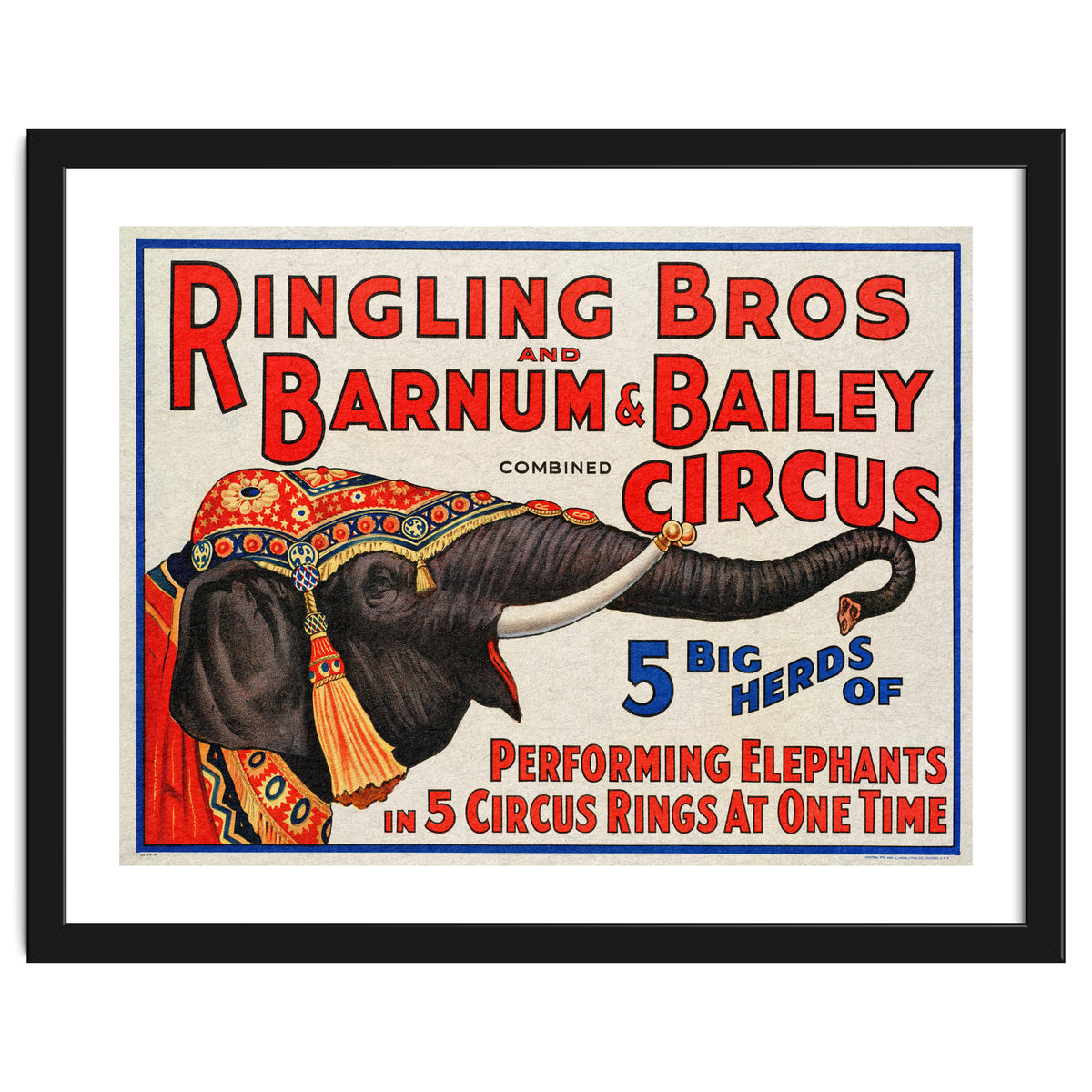 Ringling Bros & Barnum Bailey Circus Advertisement