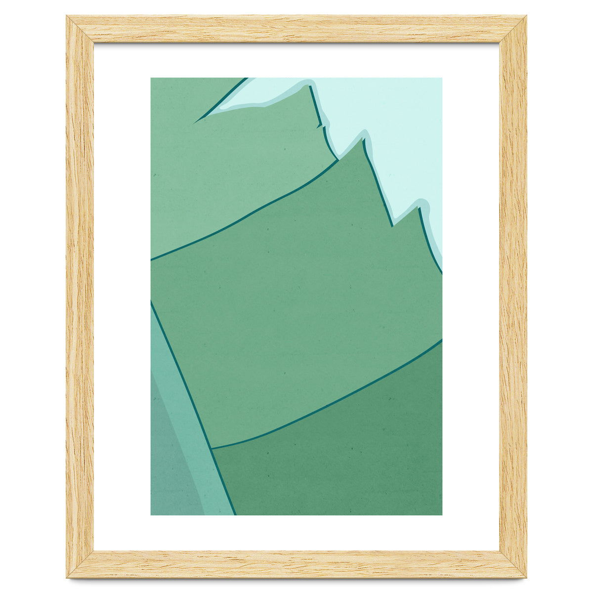 Abstract Banana Leaves Three - Greener Eden