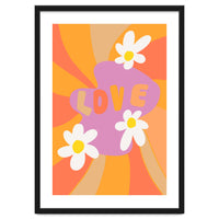 Love 60s 70s Daisy Sunshine