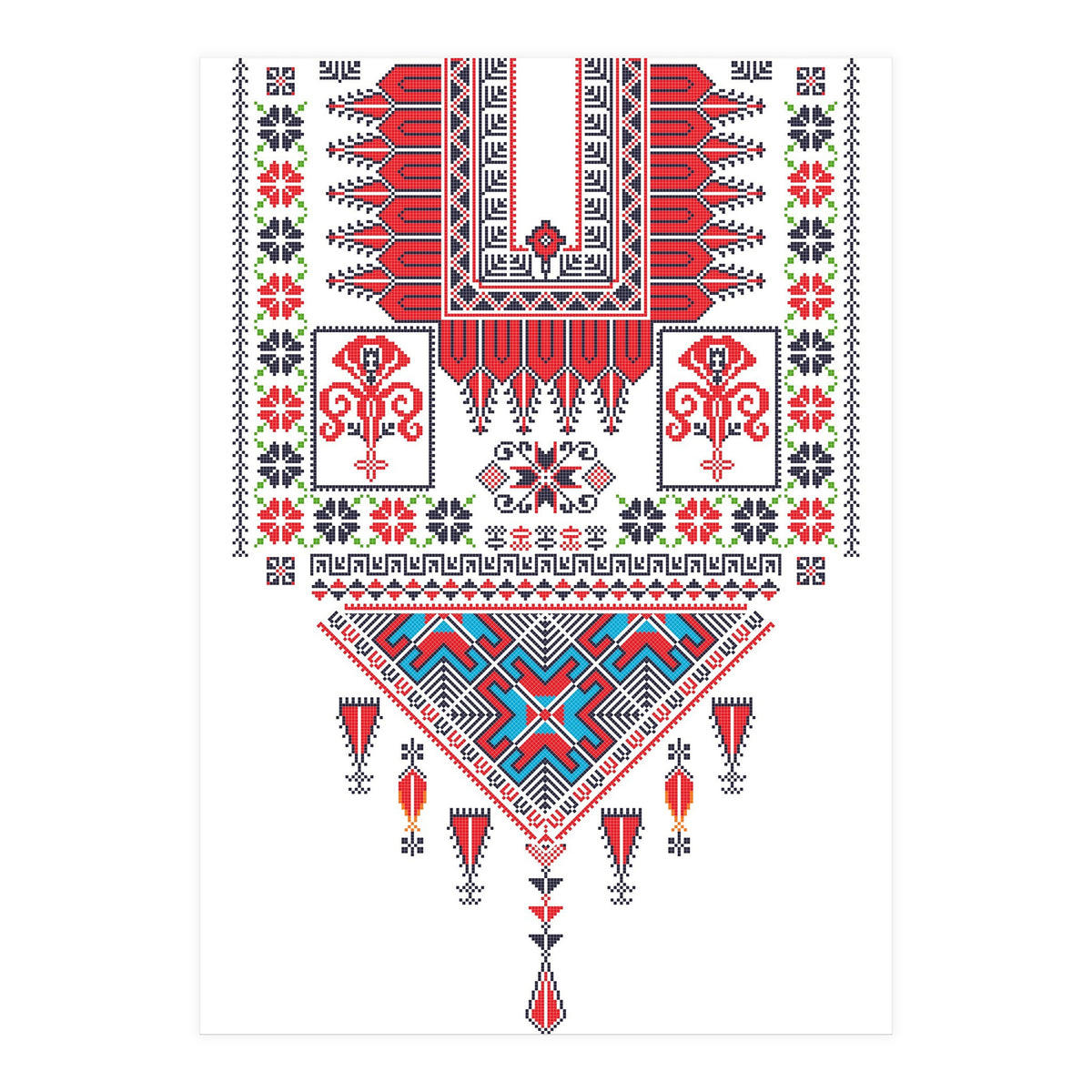 Tatreez Ornament 8 (Print Only)