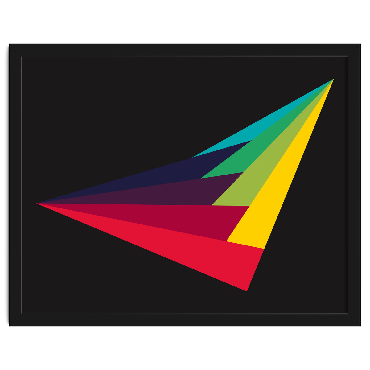 Geometric Shapes No. 40 - rainbow