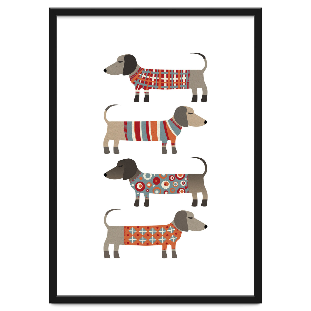 Sausage Dogs In Sweaters