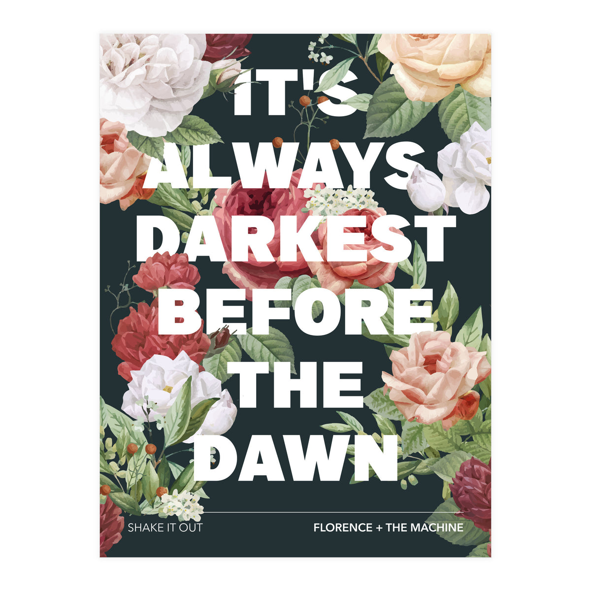 Florence + The Machine - Shake It Out (Print Only)