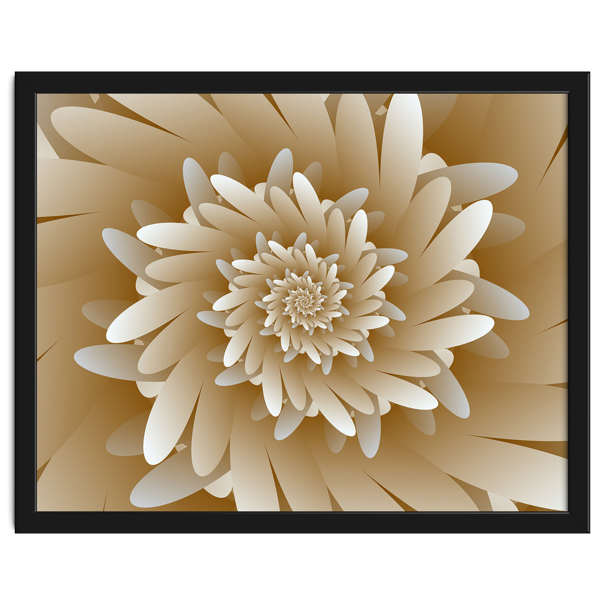 Abstract Digital Floral ART