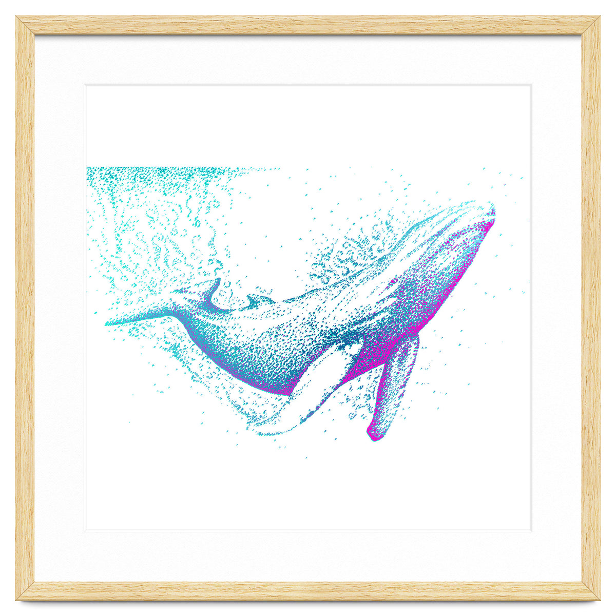 Diving Blue Whale