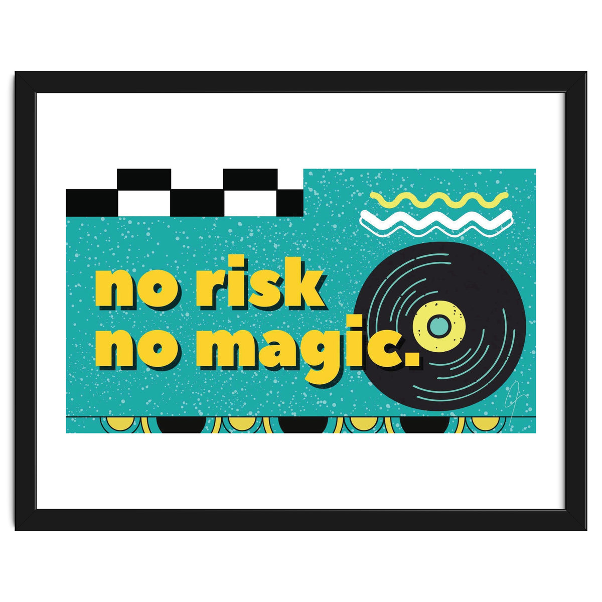 No Risk No Magic -Desktop Wallpaper