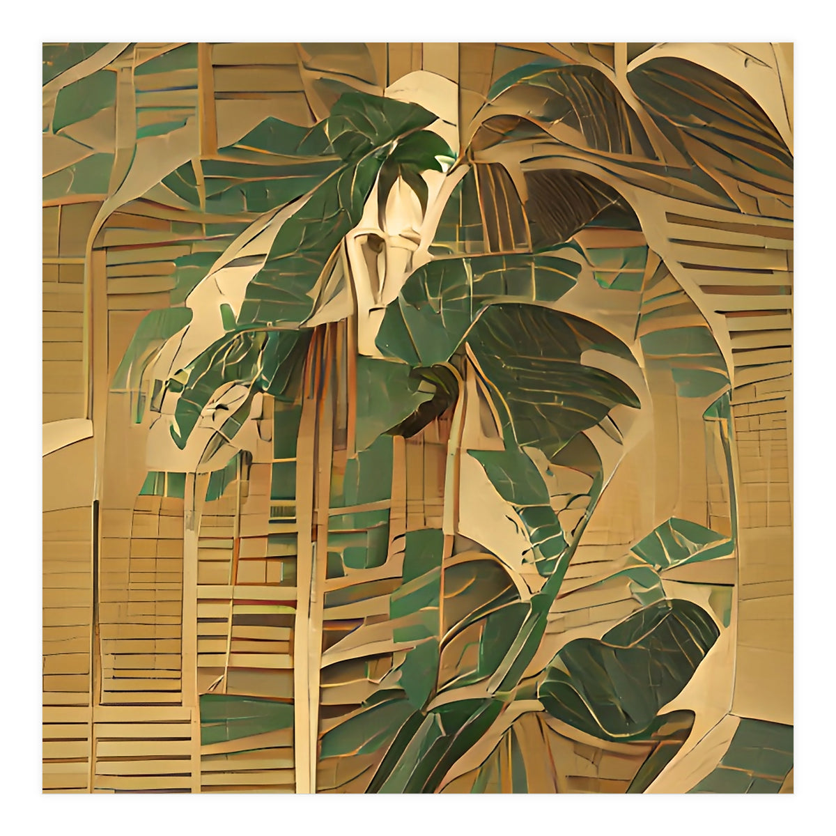 GROOVY-TROPICAL-1-A (Print Only)