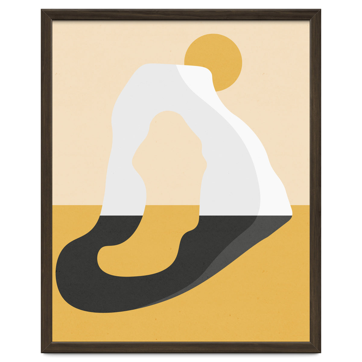 Abstract Arch - Golden Desert