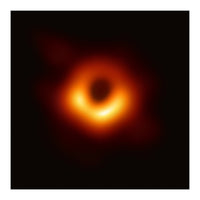 First Image of a Blackhole (Square Version) (Print Only)
